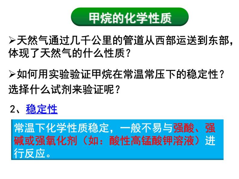 苏教版高中化学必修二 3.1.1 天然气的利用 甲烷 课件04