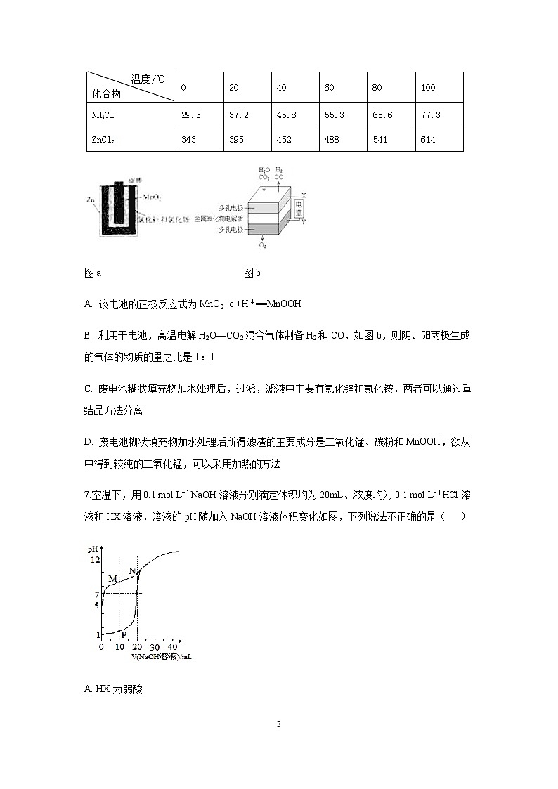 2020届-衡水中学-高三第二次调研理综试卷(word)03