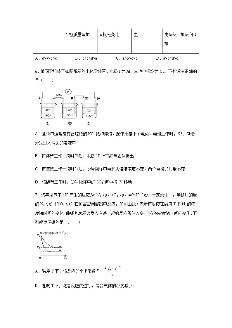 四川省宜宾市叙州区第二中学校2019-2020学年高二下学期第二次月考试化学题化学03