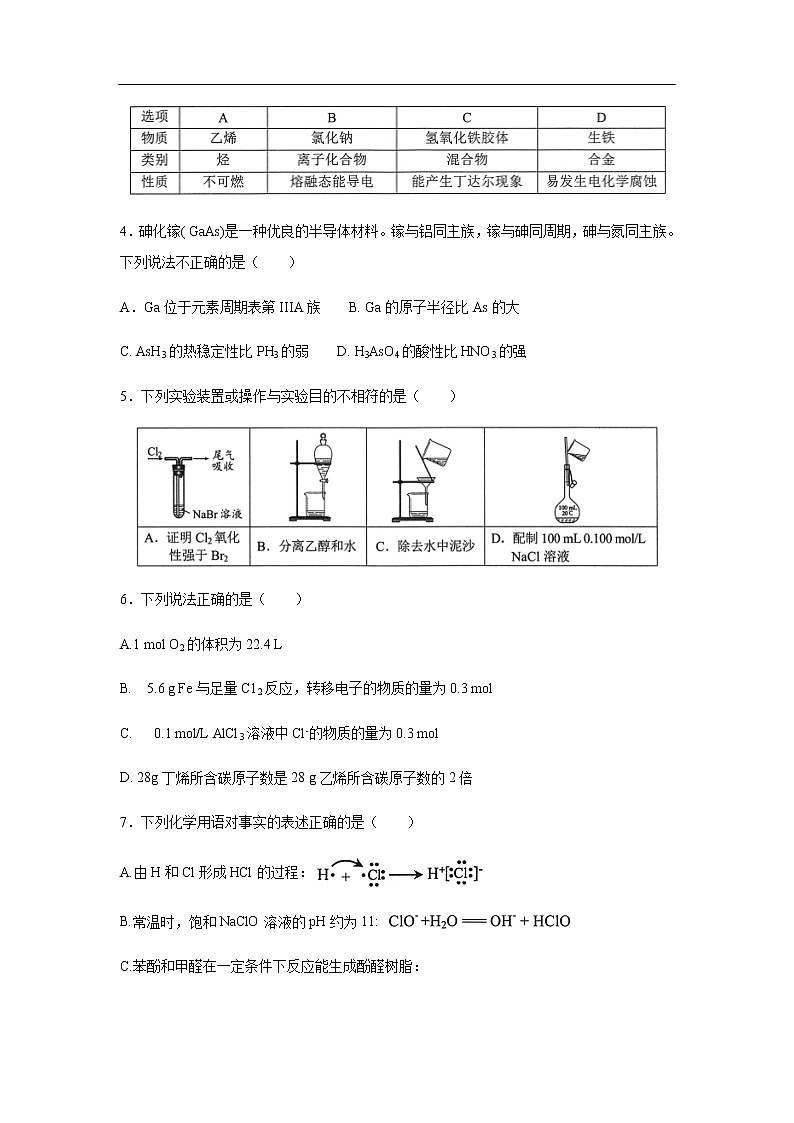 北京市海淀区2020届高三第一次模拟考试化学第2页