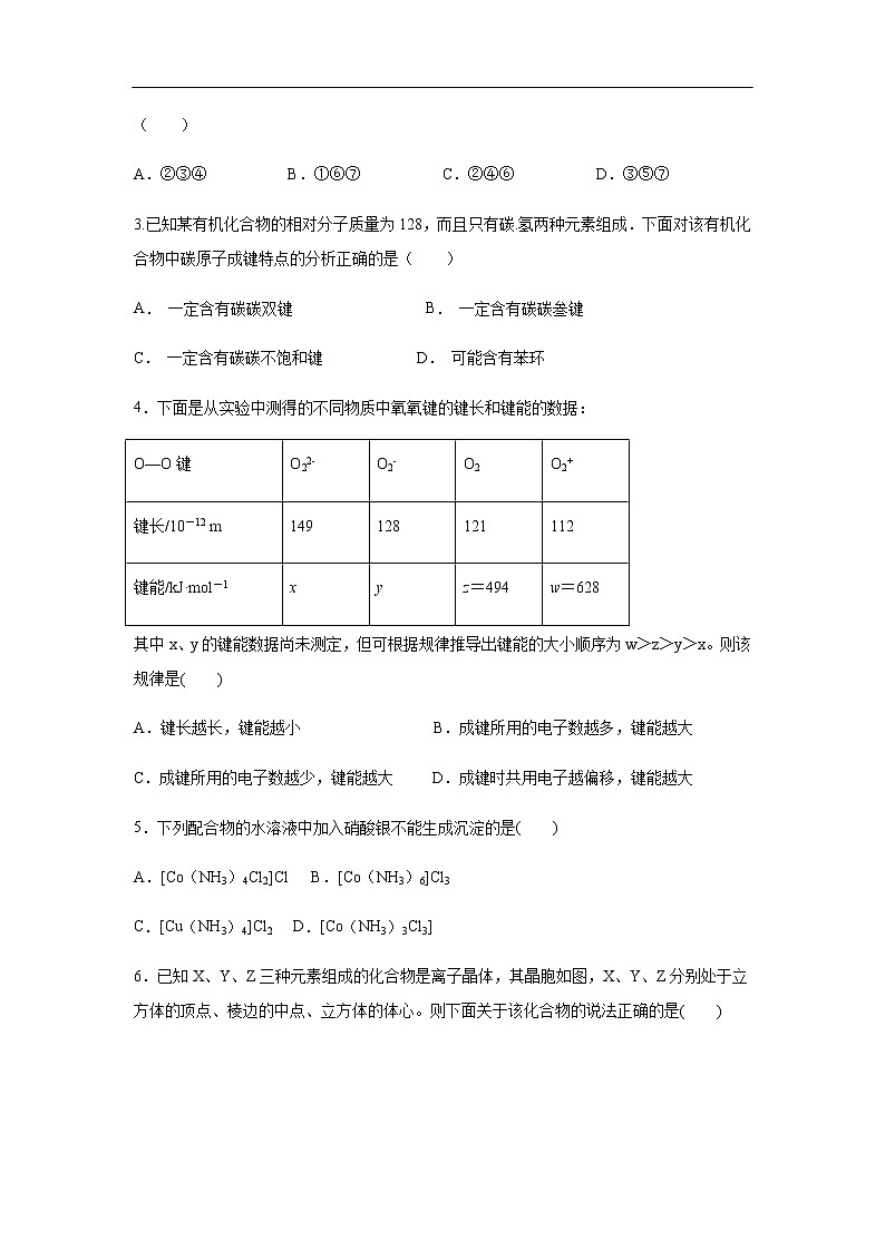 山东省滕州一中2019-2020学年高二下学期第二次月考试化学题化学第2页