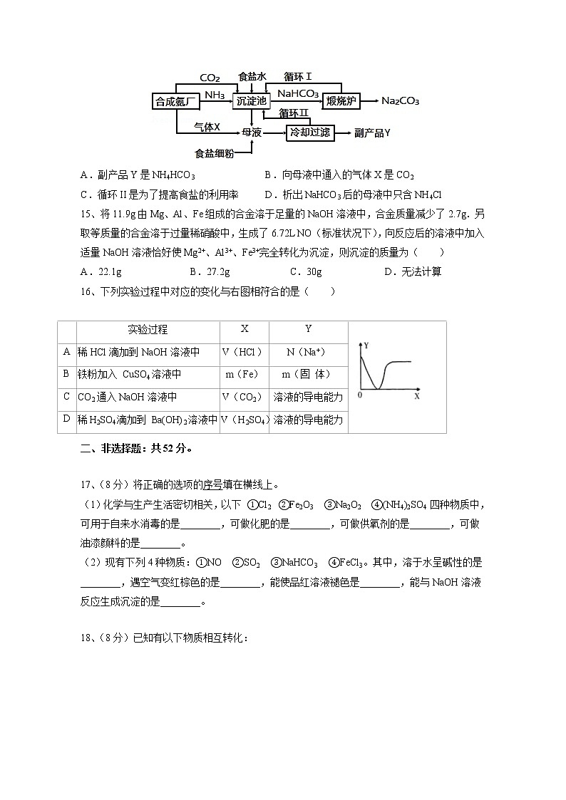 2018-2019学年黑龙江省大庆市第四中学高二下学期第二次月考化学试题 Word版第3页