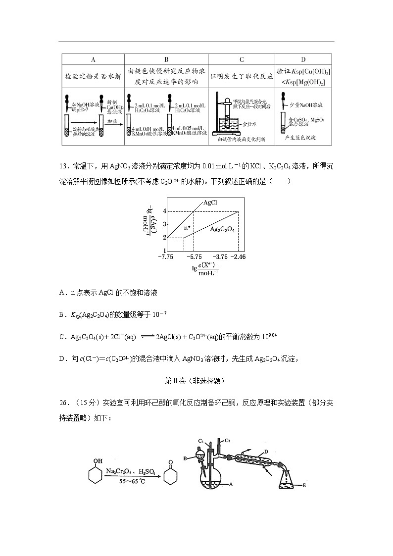宁夏石嘴山市第三中学2020届高三第三次模拟考试化学03