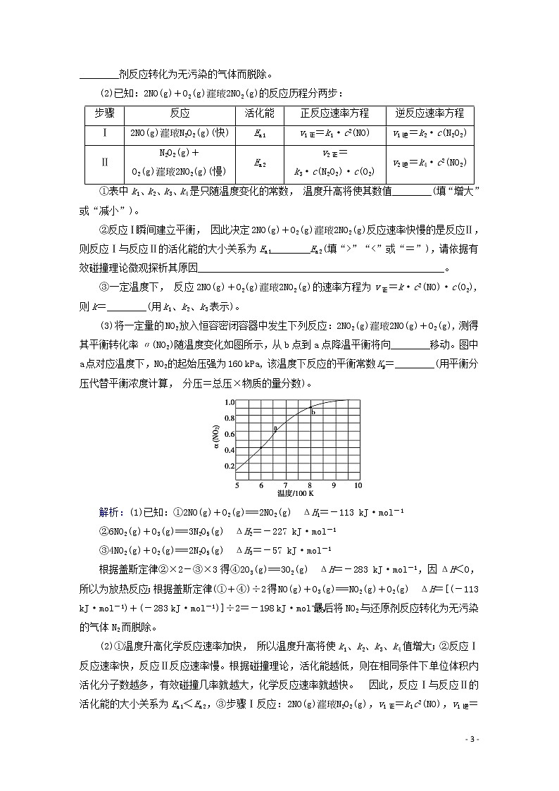 2020届高考化学微专题八化学反应原理综合教案（含解析）03