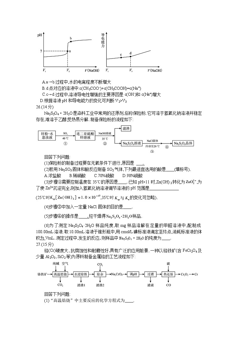 2020届湖北省高三6月供卷理综化学试题第3页