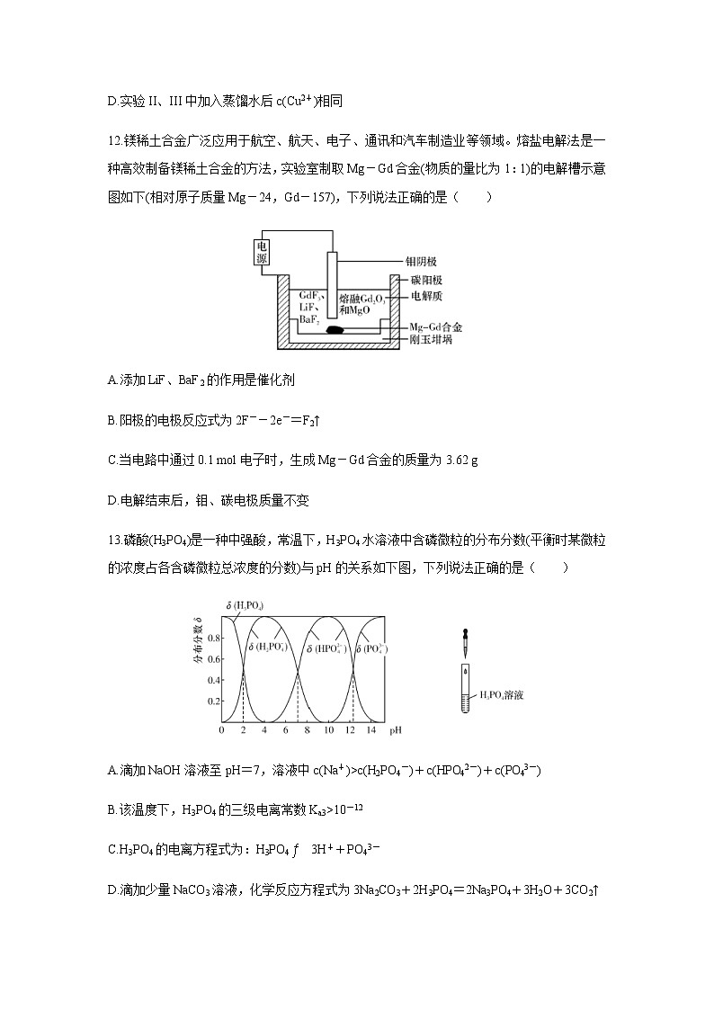 湘赣皖十五校2020届高三下学期第二次联考试题化学（5月）第3页