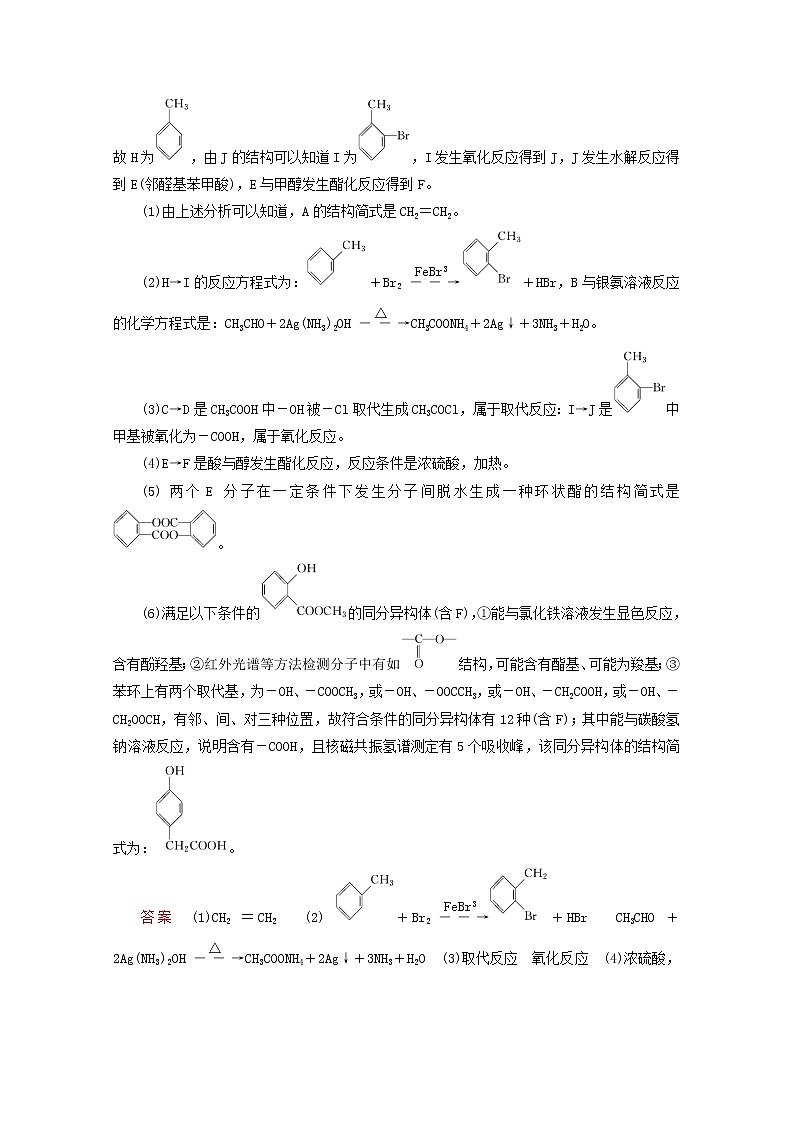 （全国版）2021高考化学一轮复习课时作业51有机合成及有机推断（含解析） 练习02