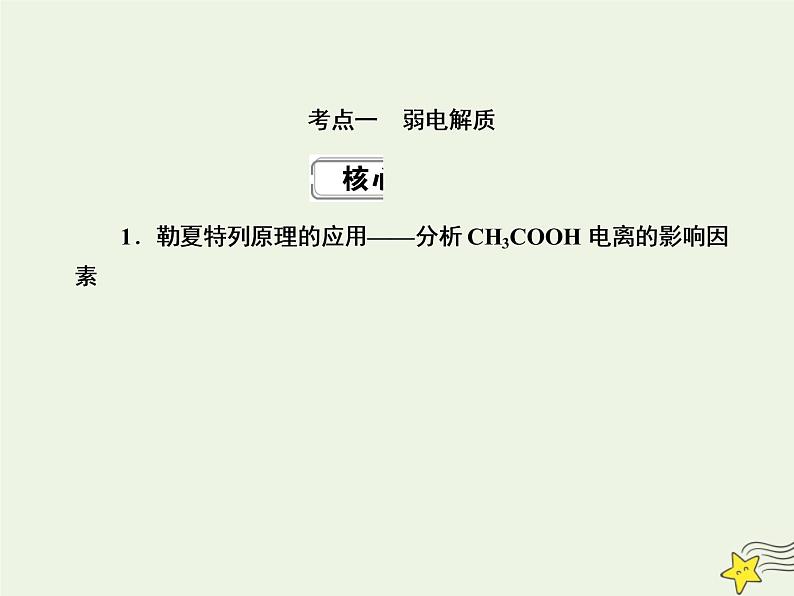 2020高考化学一轮复习第八章水溶液中的离子平衡第21讲弱电解质的电离课件第2页