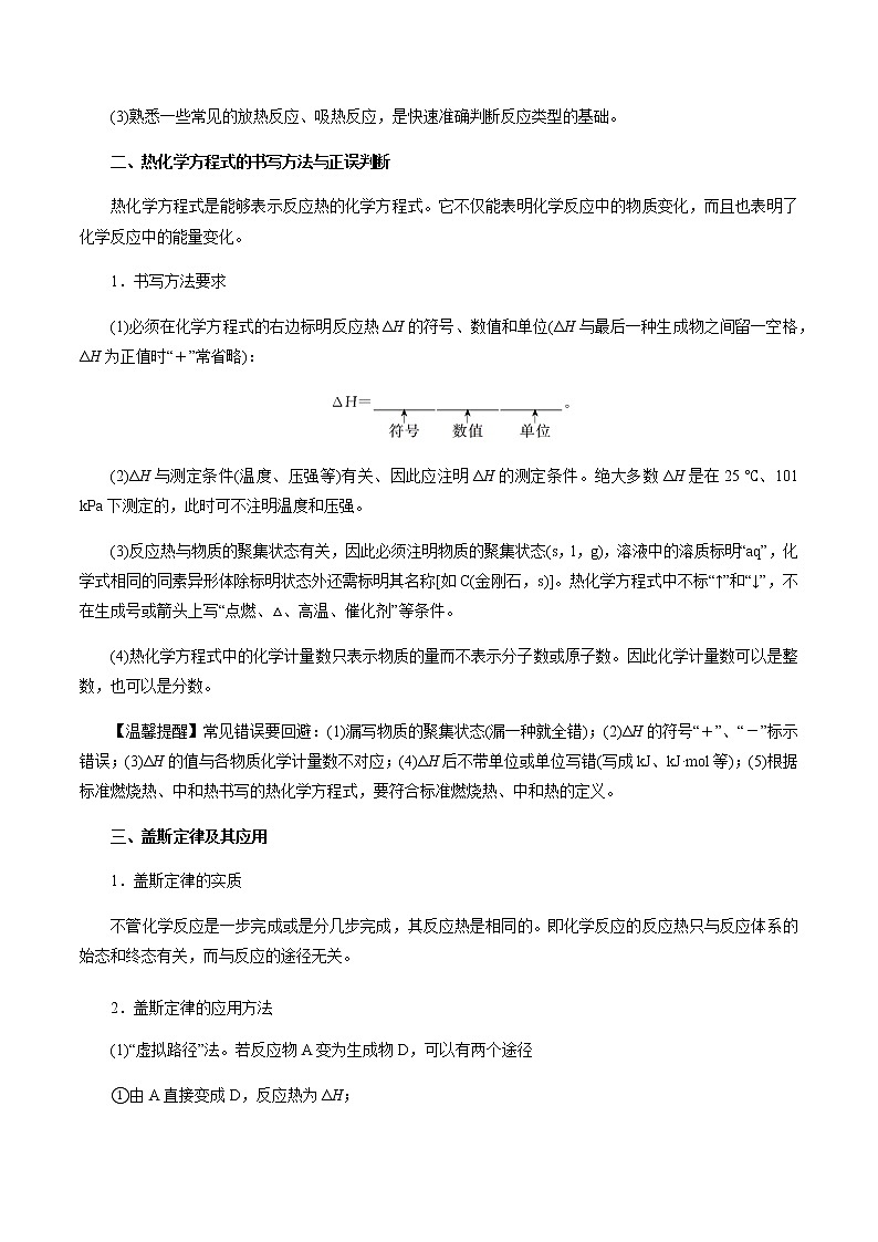 2020年高考化学考前必记 精华08 化学反应原理第2页
