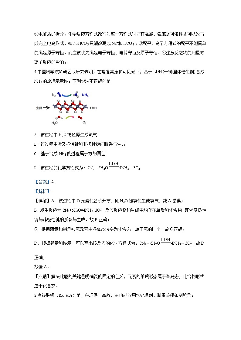 天津市第一中学2020届高三4月月考化学试题03