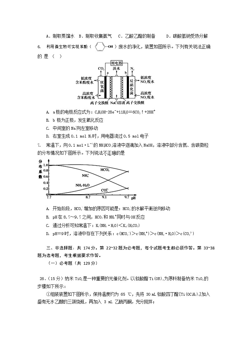 内蒙古赤峰市宁城县2020届高三统一模拟（二模）考试化学试题02
