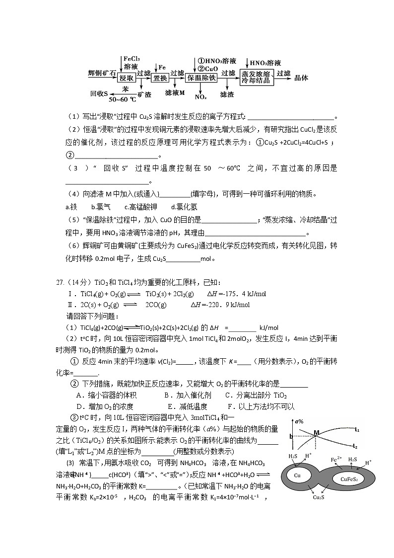 宁夏六盘山高级中学2020届高三下学期模拟考试化学试题03