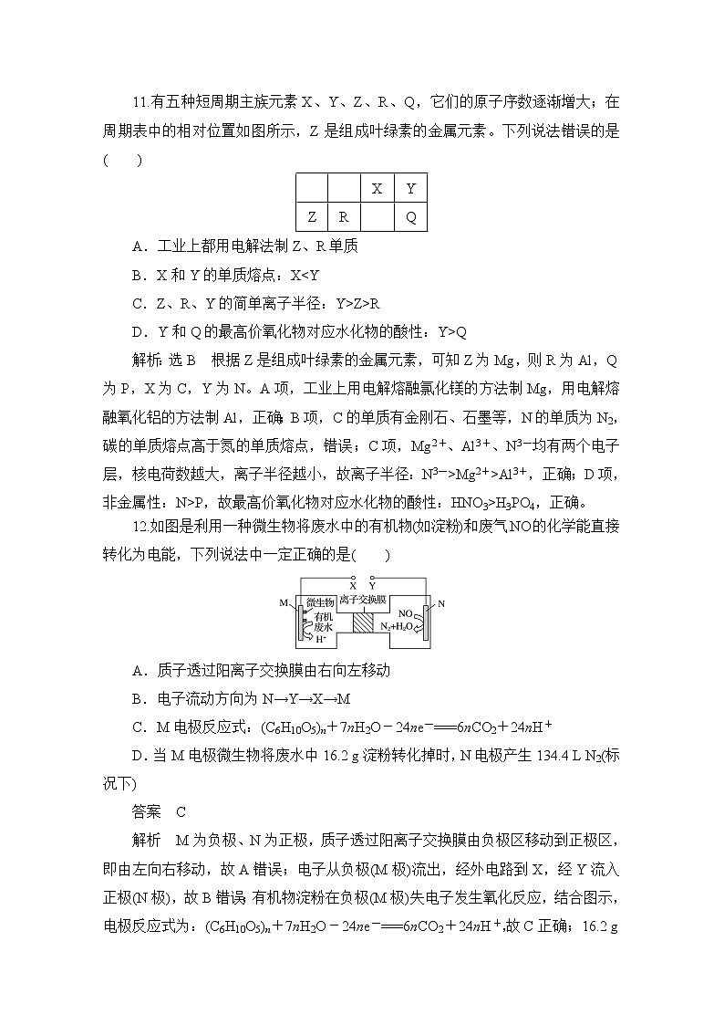 河北省2020届高三化学全国1卷模拟试卷15第3页