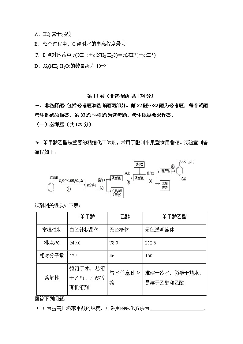 陕西省西安中学2020届高三第八次模拟考试化学试题03