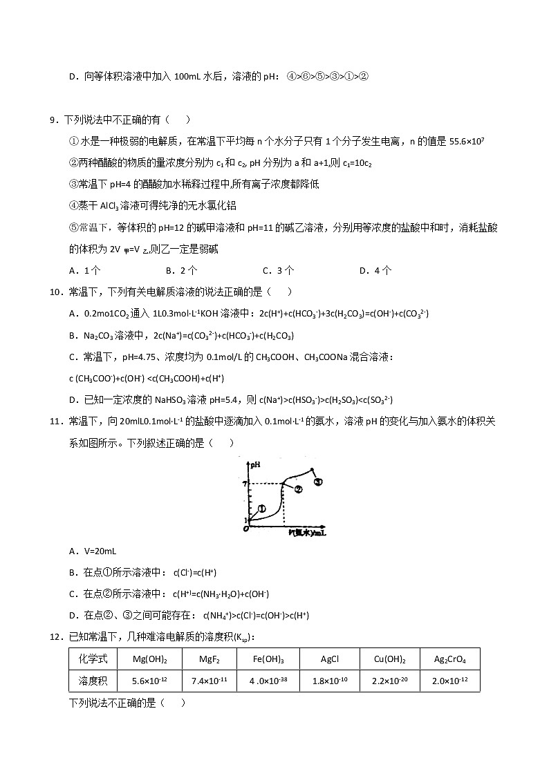 2017-2018学年湖南省长沙市麓山国际实验学校高二下学期第一次月考化学试题（Word版）第3页