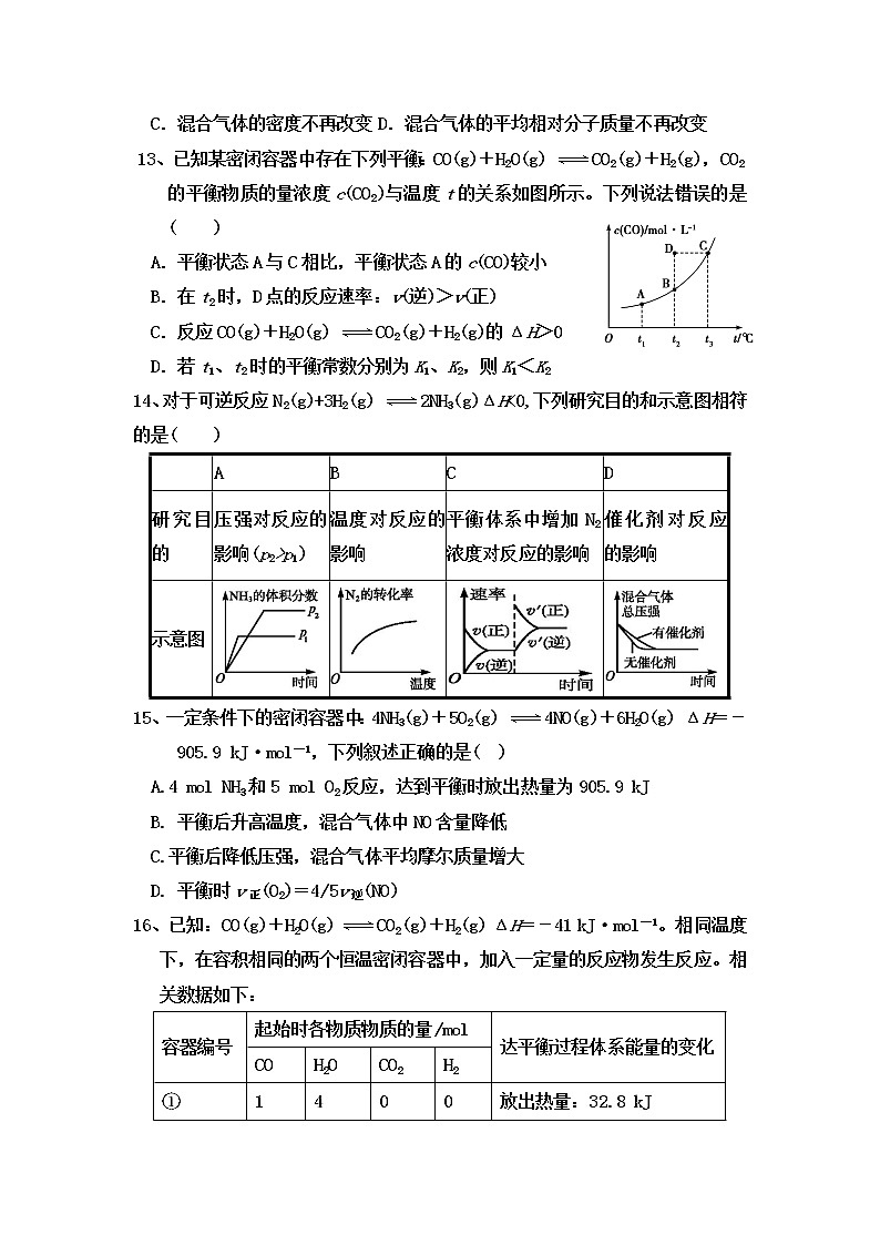 2017-2018学年内蒙古杭锦后旗奋斗中学高二下学期第一次月考化学试题 Word版第3页