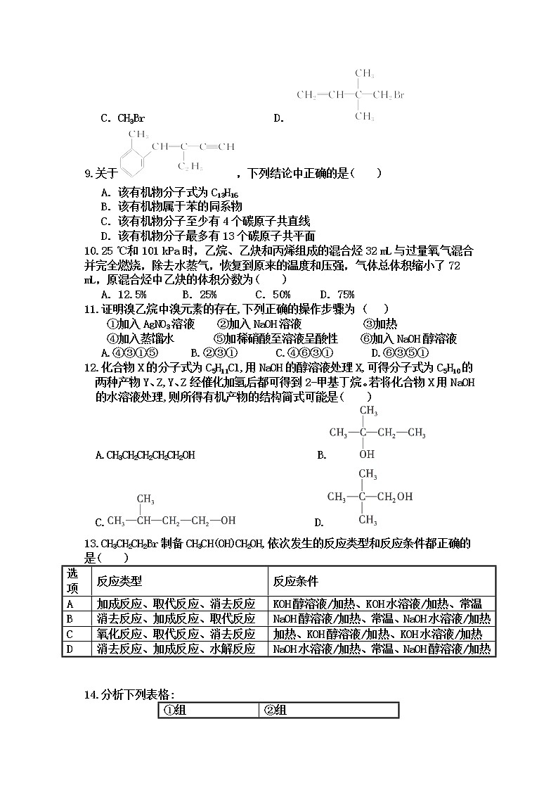 2017-2018学年山西省应县一中高二下学期第八次月考化学试题（Word版）第2页