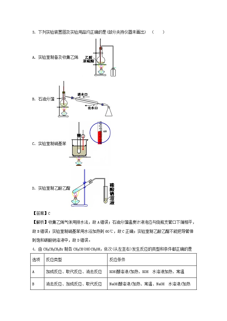 2017-2018学年河南省南阳市第一中学高二下学期第二次月考化学试题 解析版02