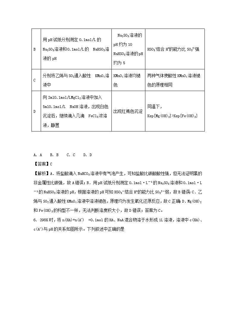 2017-2018学年河南省南阳市第一中学高二下学期第四次月考化学试题 解析版第3页