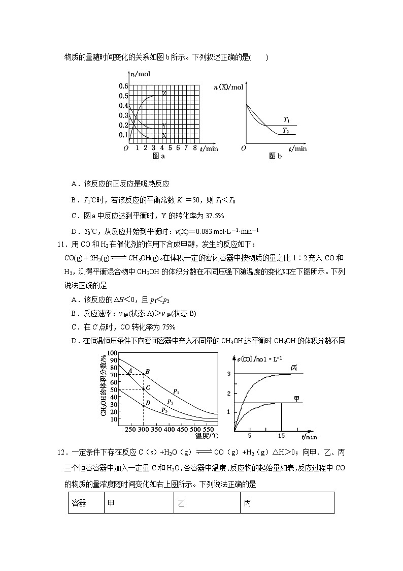2019-2020学年江西省吉安市第一中学高二上学期第一次月考化学试题 Word版03