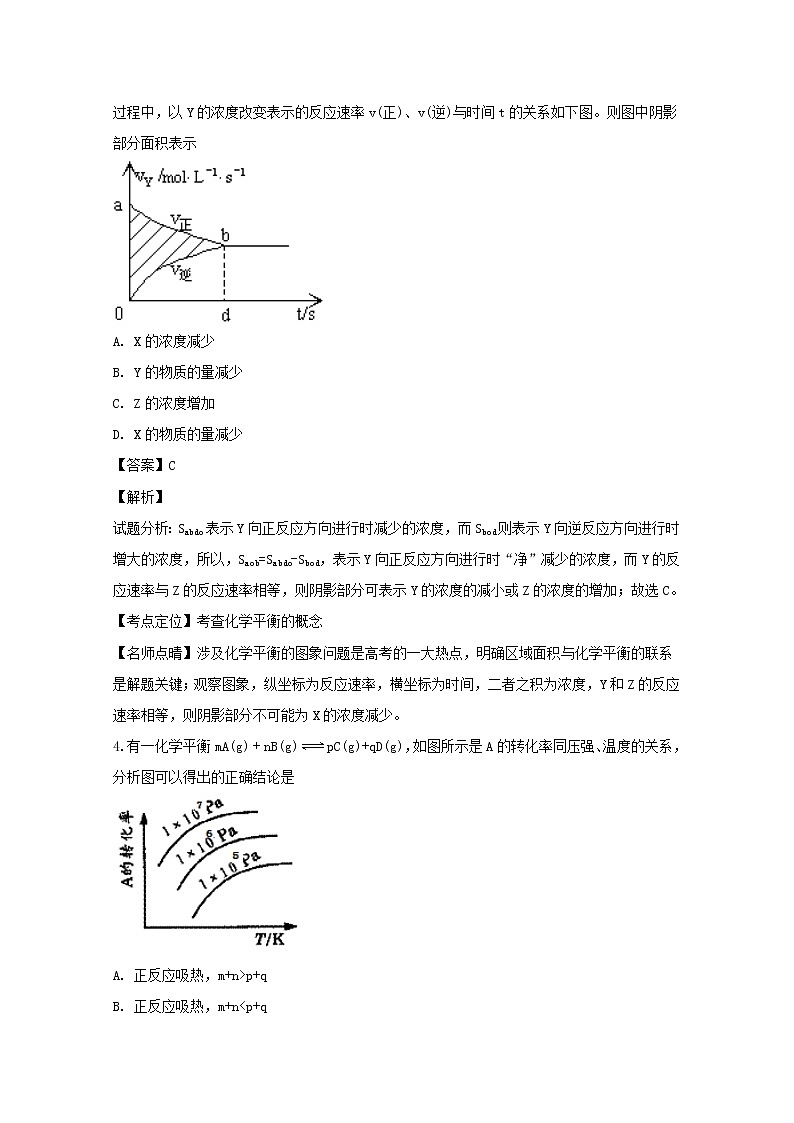 2018-2019学年黑龙江省哈尔滨市第三中学高二上学期第二次月考化学试题 解析版02