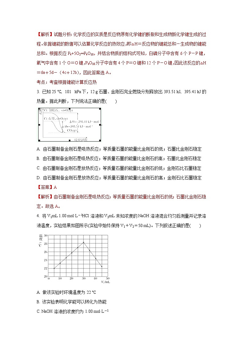 2017-2018学年内蒙古巴彦淖尔市第一中学高二上学期9月月考化学试题A（解析版）第2页