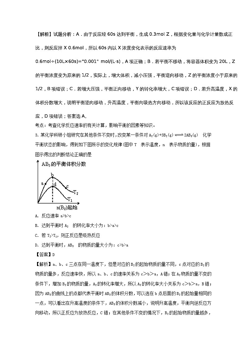 2017-2018学年河南省南阳市第一中学高二上学期第三次月考化学试题 解析版第2页