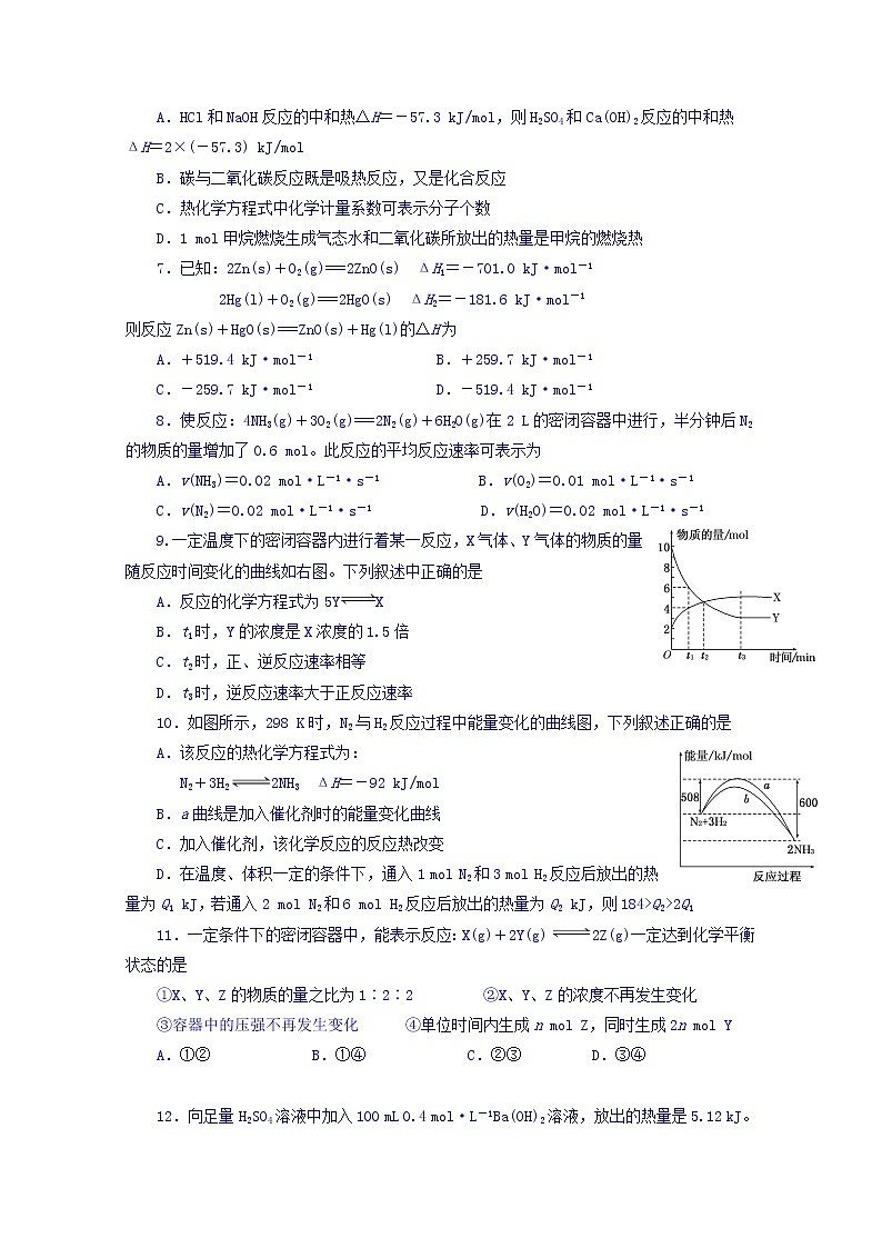 2017-2018学年河南省周口市高二上学期第一次月考化学试题 Word版第2页