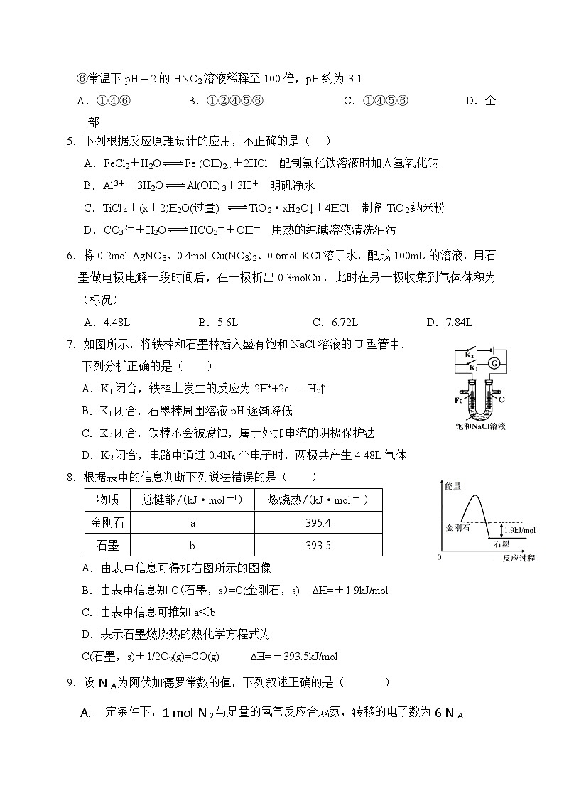 2017-2018学年江西省崇仁县第二中学高二上学期第二次月考化学试题02