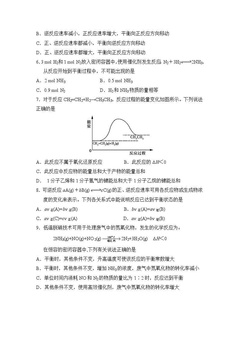 2017-2018学年江西省崇仁县第二中学高二上学期第一次月考化学试题02
