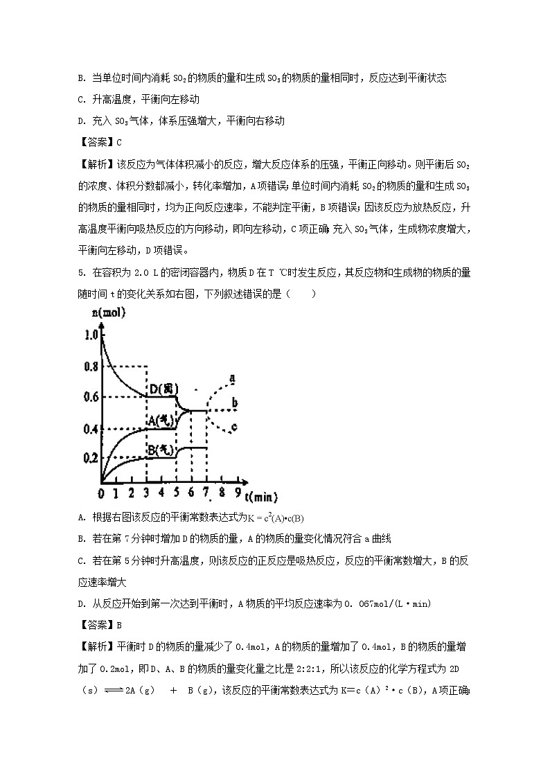 2017-2018学年江西省横峰中学高二上学期第三次月考化学试题 解析版02