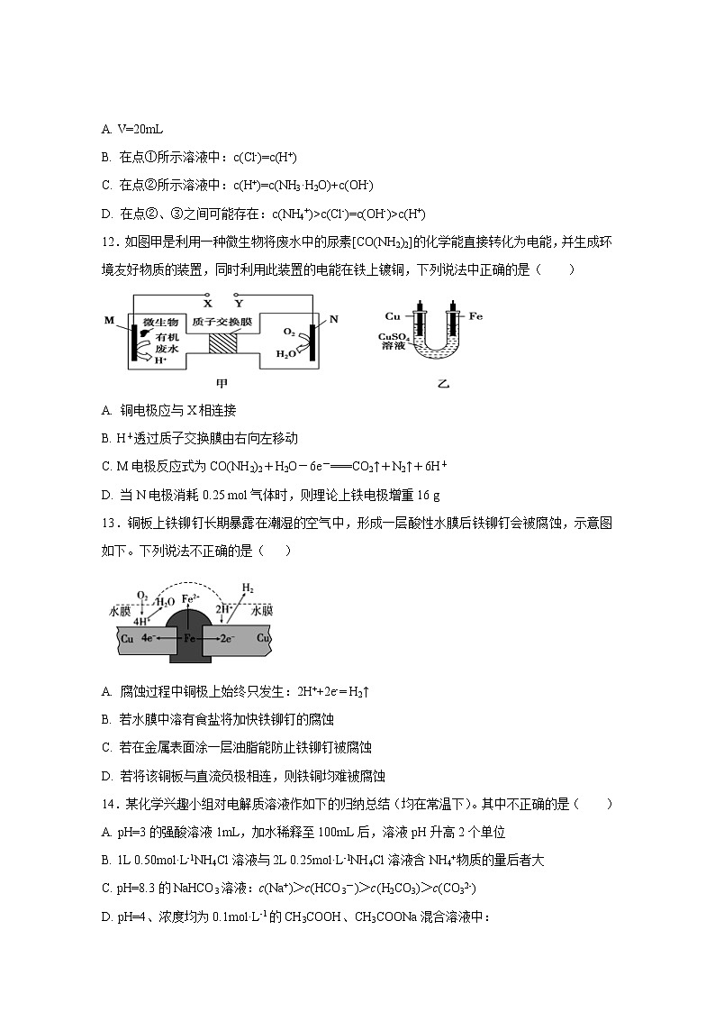 2017-2018学年江西省九江第一中学高二上学期第二次月考化学试题03