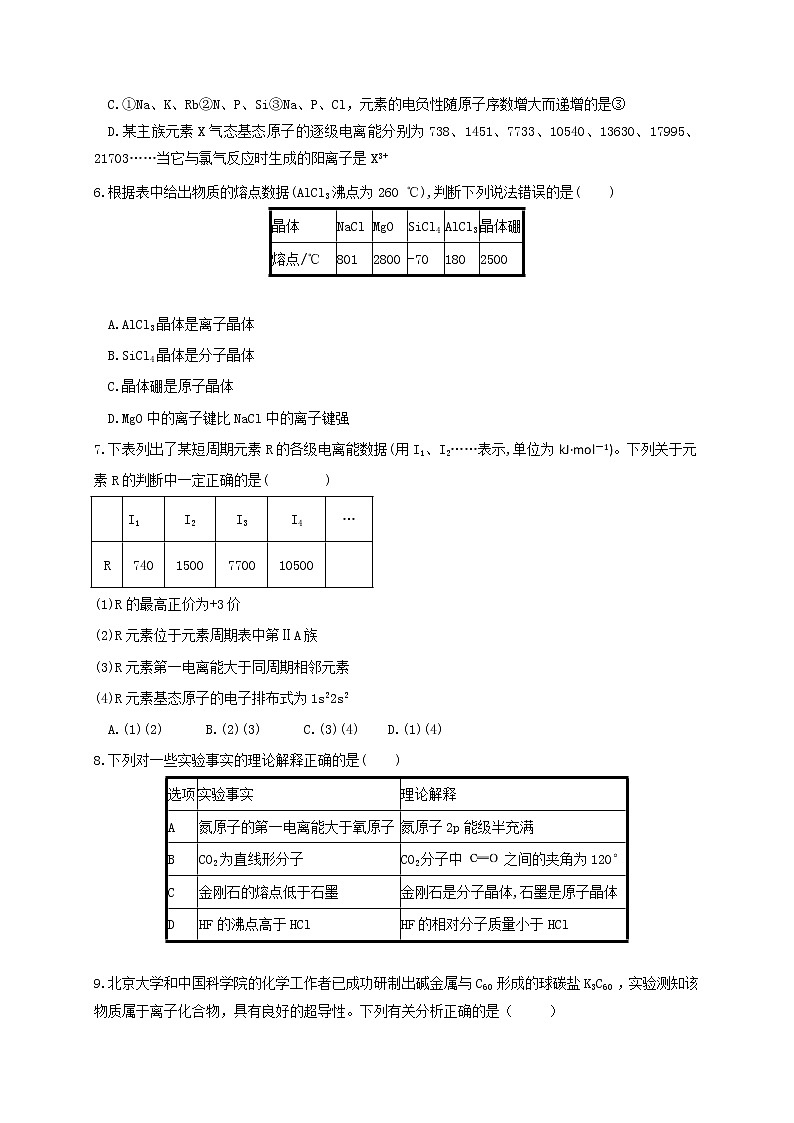 2017-2018学年福建省师大附中高二下学期期中考试化学试题（平行班）（Word版）第2页