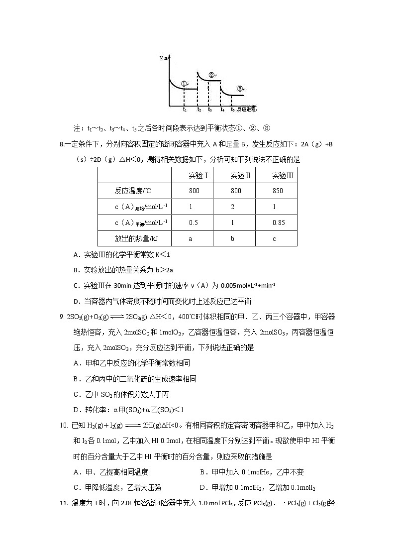 2017-2018学年山西省大同一中高二上学期期中考试化学试题03