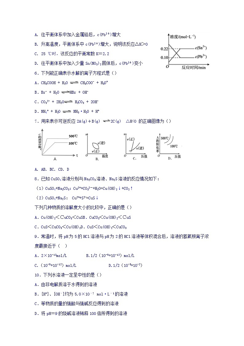 2017-2018学年甘肃省民乐县第一中学高二上学期期中考试化学试题第2页