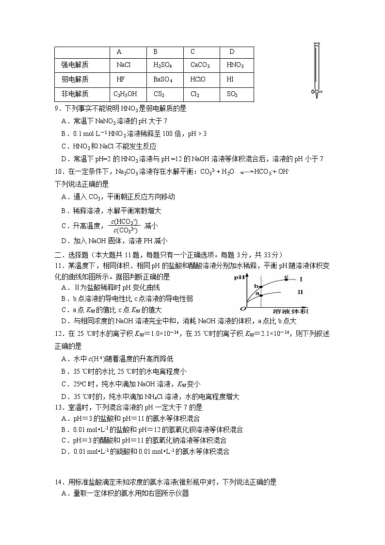 2017-2018学年广东省深圳市高级中学高二上学期期中考试 化学03