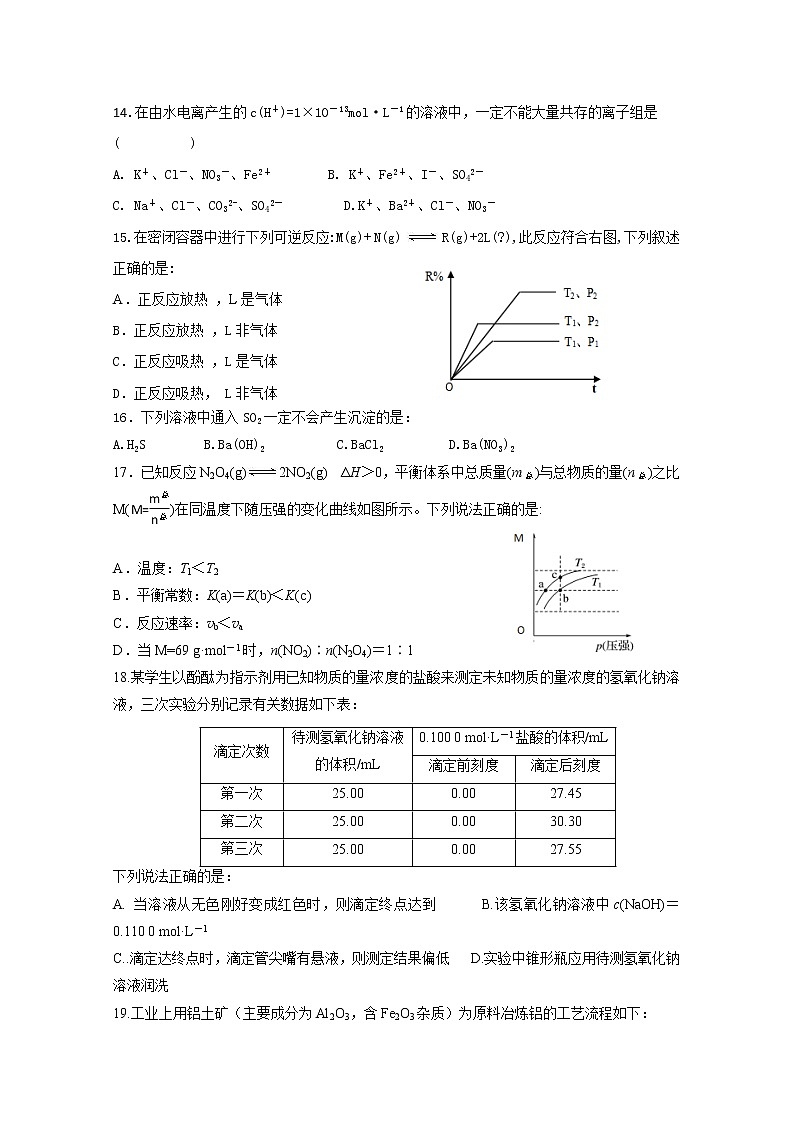 2017-2018学年贵州省遵义市第四中学高二上学期期中考试化学（理）试题第3页