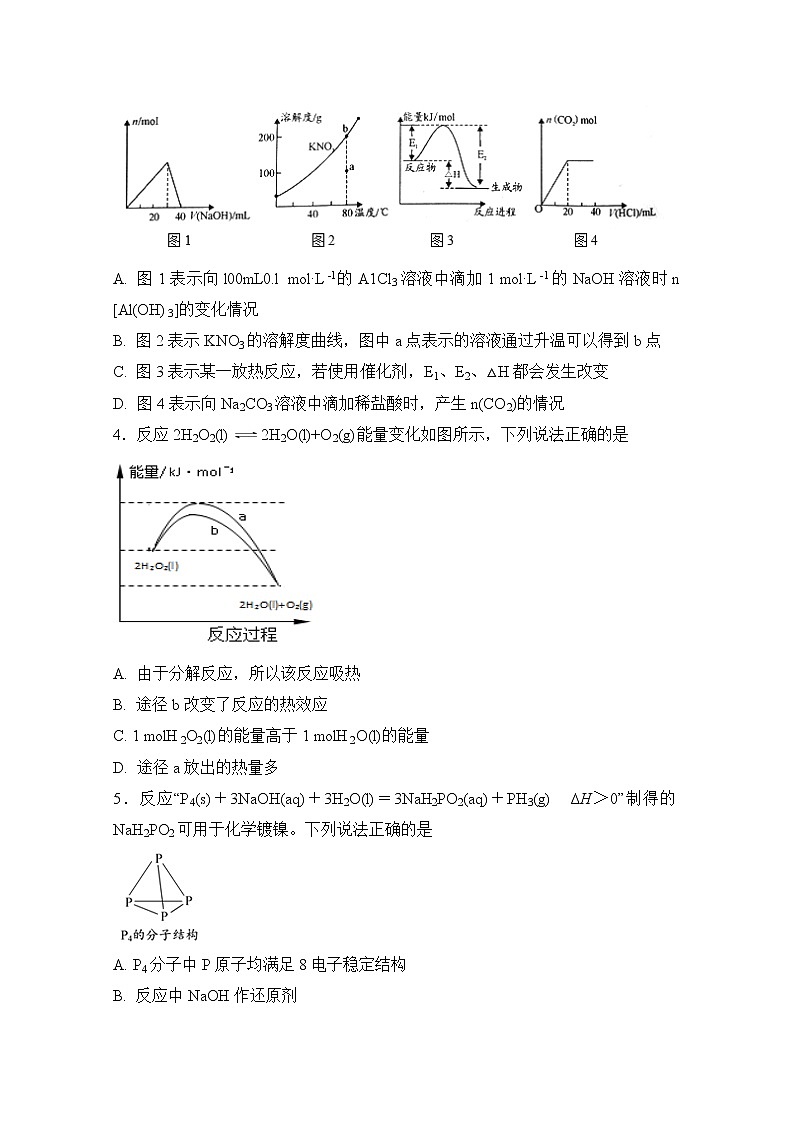 2017-2018学年内蒙古北京八中乌兰察布分校高二下学期期末考试化学试题 解析版02