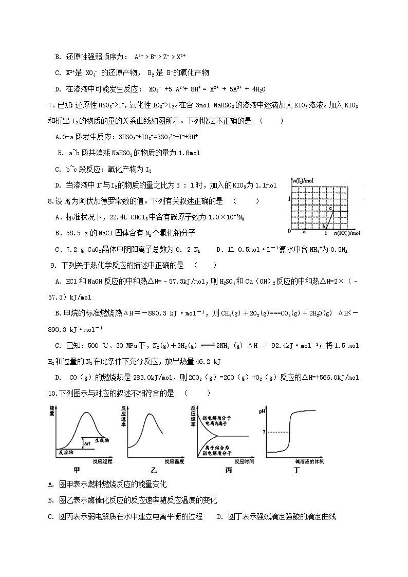 2017-2018学年福建省晋江市季延中学高二下学期期末考试化学试题（Word版）02