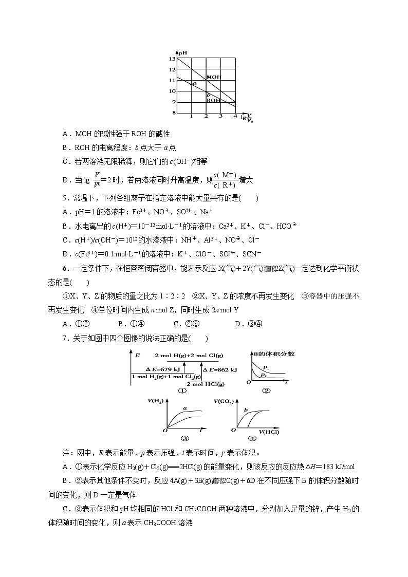 2018-2019学年山东省菏泽第一中学老校区高二上学期期末模拟化学试题 Word版02