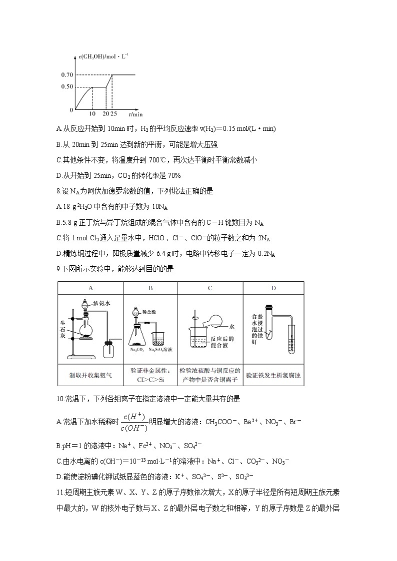 湘赣皖十五校2020届高三下学期第一次联考试题（4月）化学第3页