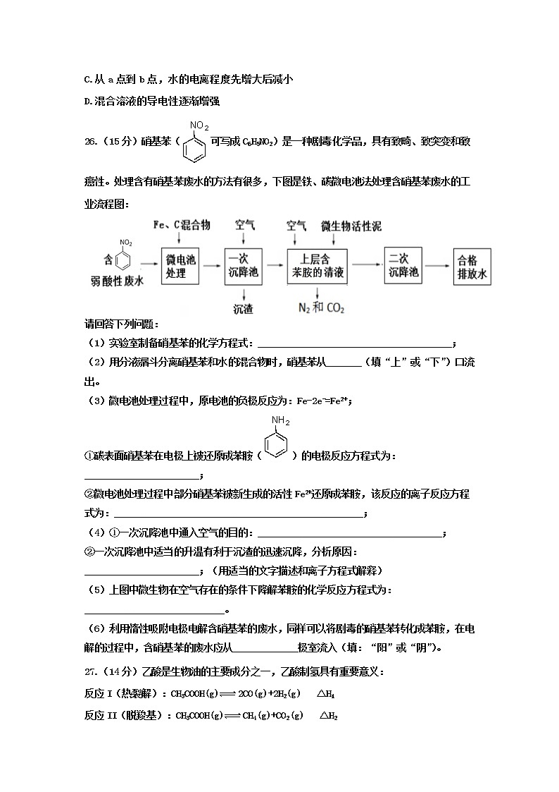 黑龙江省牡丹江市第一高级中学2020届高三4月线上线下教学检测化学试题03