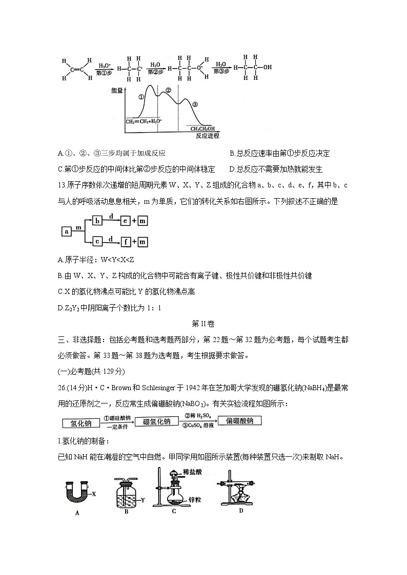 湖南省衡阳市2020届高三下学期联考 化学 试卷03