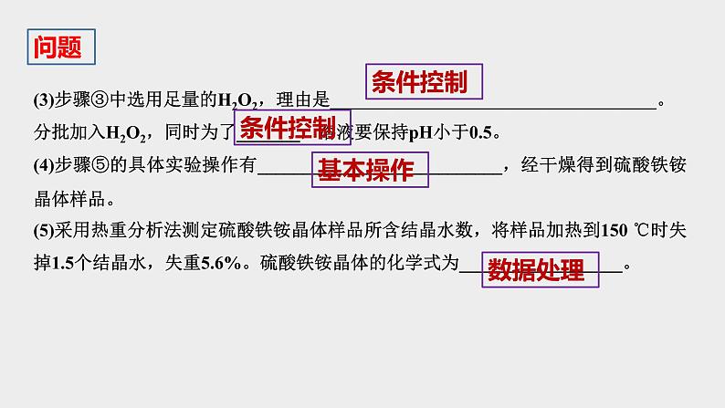 突破05 实验综合题（课件精讲）-备战2021年高考化学05