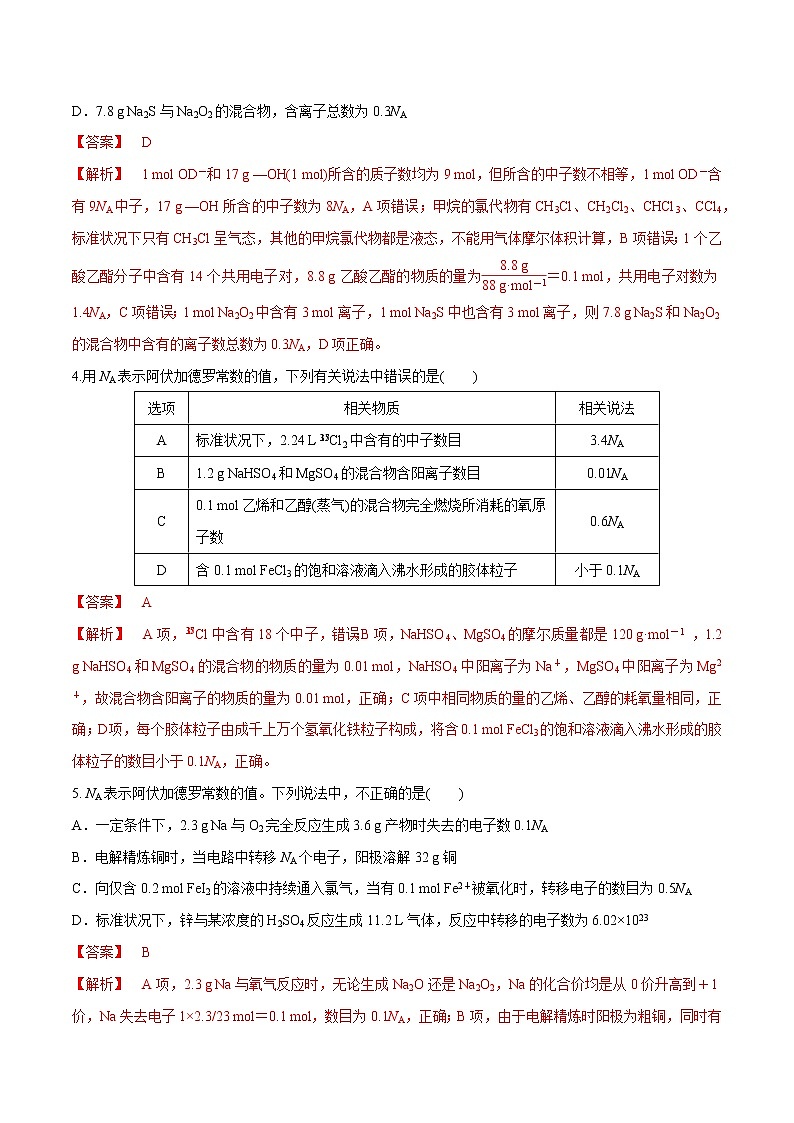 突破04 突破NA的应用（解析版）第2页