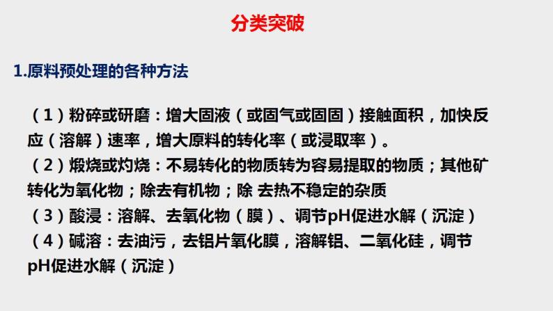 突破08 备战2020年高考化学之突破物质结构性质与工艺流程题-工艺流程综合题（课件精讲）07