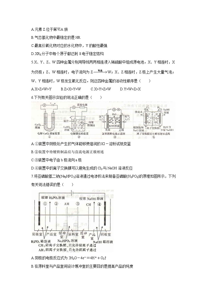 【化学】河南省开封市五县联考2019-2020学年高二上学期期末考试试题第2页