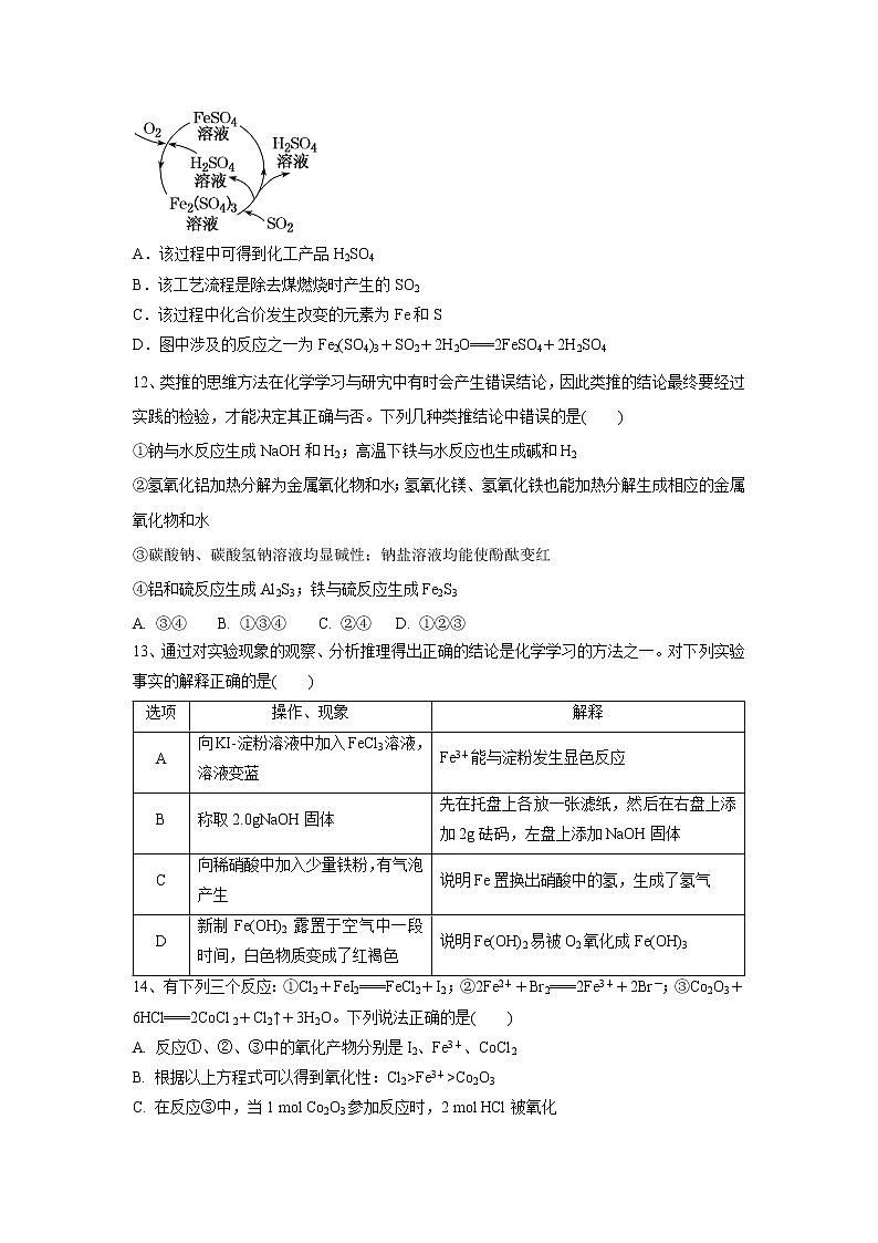 【化学】湖南省岳阳县第一中学、汨罗市一中2018-2019学年高一上学期期末考试试题03