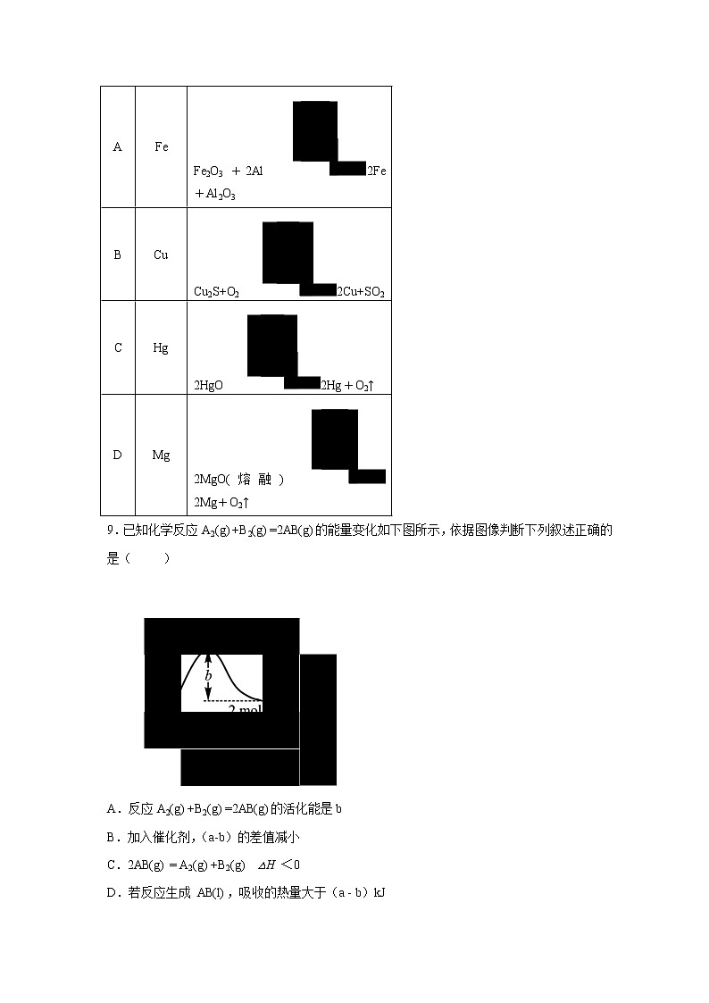 【化学】山西省顶级名校2018-2019学年高一下学期5月阶段性检测（理）试题第3页