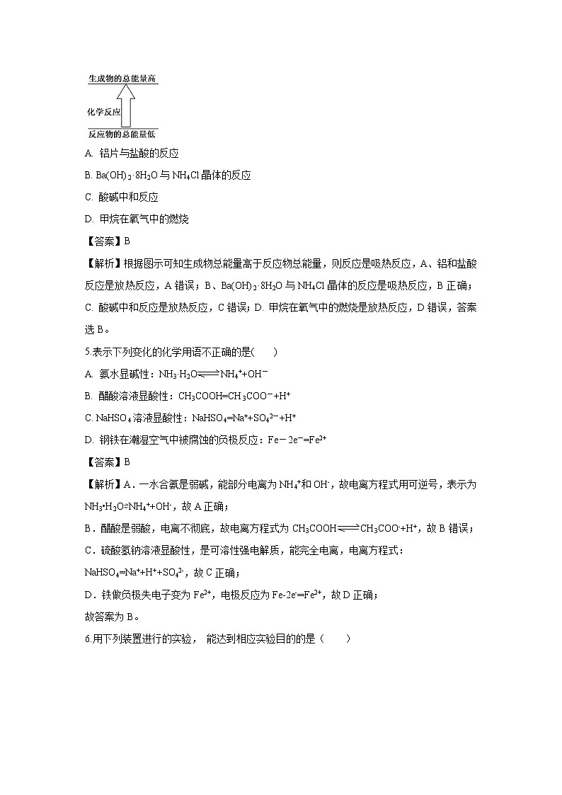 【化学】江苏省沭阳县修远中学2018-2019学年高一下学期第二次月考（实验班）试题（解析版）第2页